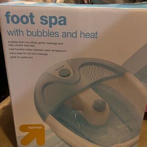 Blue Foot Spa with Bubbles and Heat